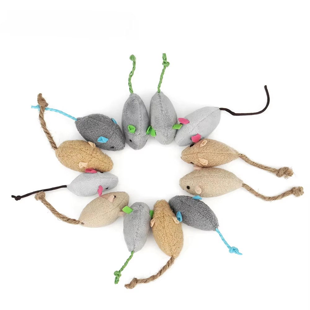 Lot de 5 jouets pour chat en f - Catnip Interactive Plush Mouse avis et prix